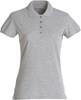 Clique 028231 Basic Polo Ladies - Grijsmelange - XXL