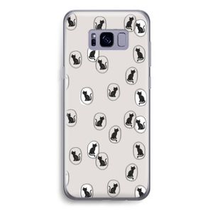 Miauw: Samsung Galaxy S8 Transparant Hoesje