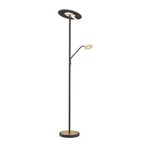 Fischer & Honsel Leeslamp Dent zwart met goud 40466