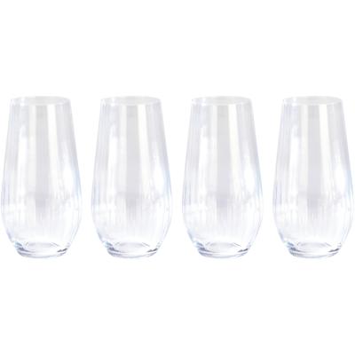 Atmos Fera Longdrink glazen - 10x stuks - kristalglas - 580 ml - sap/water glas