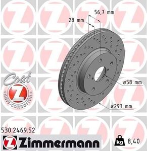 Remschijf SPORT REMSCHIJF COAT Z 530246952