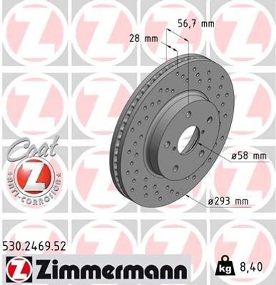 Remschijf SPORT REMSCHIJF COAT Z 530246952
