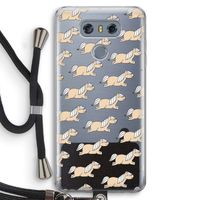 Ponys: LG G6 Transparant Hoesje met koord