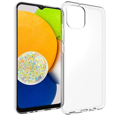 Accezz Clear Case voor Samsung Galaxy A03 Telefoonhoesje Transparant