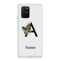 Charcoal Flora: Samsung Galaxy S10 Lite Transparant Hoesje