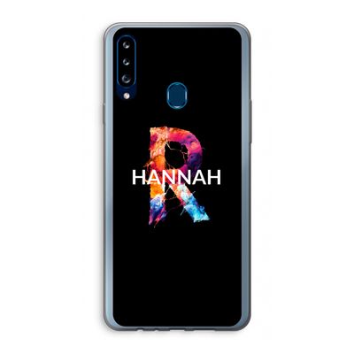Abstract Spectrum: Samsung Galaxy A20s Transparant Hoesje