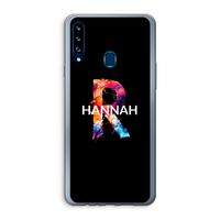 Abstract Spectrum: Samsung Galaxy A20s Transparant Hoesje