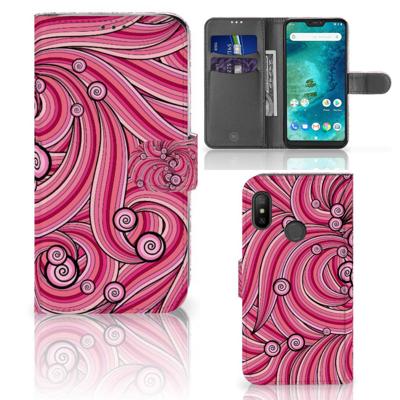 Xiaomi Mi A2 Lite Hoesje Swirl Pink
