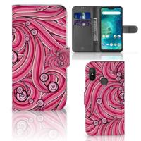 Xiaomi Mi A2 Lite Hoesje Swirl Pink