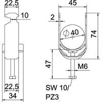 OBO Bettermann 1186436 Beugelklem 1 stuk(s)