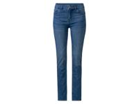 esmara Dames jeans - slim fit (44, Donkerblauw, Kort)