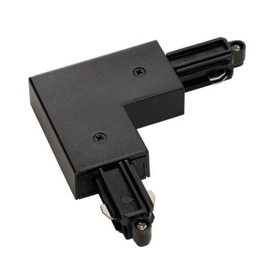 SLV 1-faseL-Connector 2 hoekverbinder aarde binnen zwart - 143060