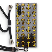 Musketon Anchor: Samsung Galaxy Note 10 Transparant Hoesje met koord