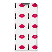 OPPO A54s | A16 | A16s Hoesje met Magneet Lipstick Kiss