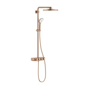 Grohe Regendoucheset Euphoria SmartControl System 31 cm met Glijstang en Handdouche Warm Sunset Geborsteld