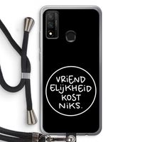 Vriendelijkheid: Huawei P Smart (2020) Transparant Hoesje met koord