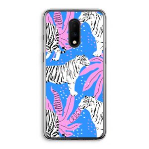 Tijger: OnePlus 7 Transparant Hoesje