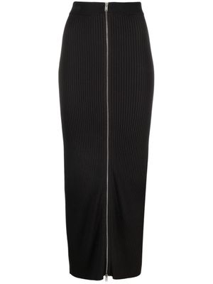 Nanushka Meika ribgebreide midi-rok - Bruin