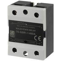 TRU COMPONENTS Halfgeleiderrelais TC-GSR-1-60DA 60 A Schakelspanning (max.): 480 V/AC DC-circuit 1 stuk(s)