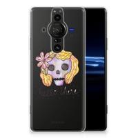 Silicone Back Case Sony Xperia Pro-I Boho Skull