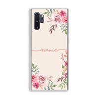 Rozen: Samsung Galaxy Note 10 Plus Transparant Hoesje