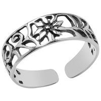 Teenring 925 Sterling Zilver Teenringen - thumbnail