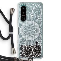 Roses Are Red: Sony Xperia 5 III Transparant Hoesje met koord