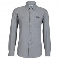 Utilizer Woven LS Heren Shirt Columbia Grey L - thumbnail