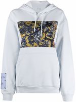 MCQ hoodie à patch logo - Bleu
