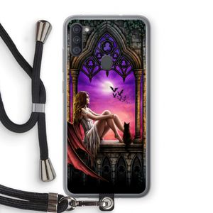 Kinderen van de nacht: Samsung Galaxy A11 Transparant Hoesje met koord