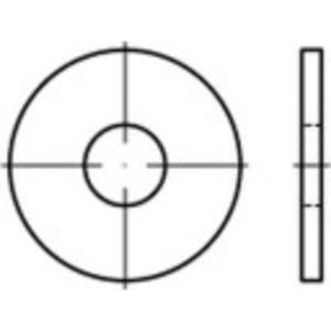 Onderlegring 17 mm 50 mm RVS A4 100 stuk(s) TOOLCRAFT 1069030