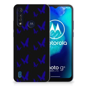 Motorola Moto G8 Power Lite TPU bumper Vlinder Patroon