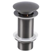 Differnz afvoerplug pop up | design | gun metal | large | Ø 66 mm x 98 mm