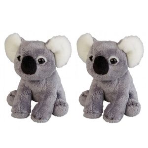 Set van 2x stuks pluche koala beer dieren knuffel 15 cm