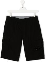 C.P. Company Kids short à poches cargo - Noir