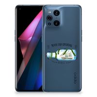 OPPO Find X3 | X3 Pro Telefoonhoesje met Naam Boho Bottle