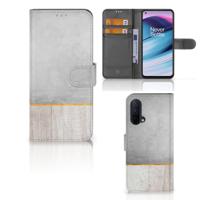 OnePlus Nord CE 5G | Book Style Case | Wood Concrete