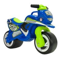 Injusa Tundra loopmotor jongens 69 cm blauw/groen - thumbnail