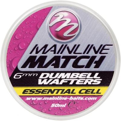 Mainline Mainline Match Dumbell Wafters Yellow Essential Cell 6mm