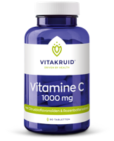 Vitakruid Vitamine C 1000 met Bioflavonoïden & Rozenbottel 90 - thumbnail