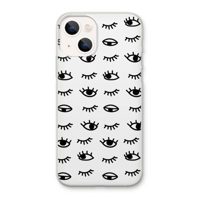 Eye pattern #2: iPhone 13 Transparant Hoesje