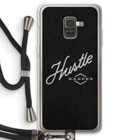 Hustle: Samsung Galaxy A8 (2018) Transparant Hoesje met koord