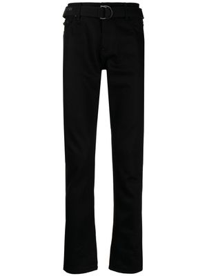 Off-White jean skinny à ceinture industrielle - Noir