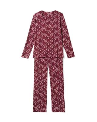 HEMA Nijntje damespyjama micro bordeauxrood (bordeauxrood)