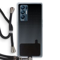 Musketon Halftone: Oppo Find X3 Neo Transparant Hoesje met koord Musketon Halftone: Oppo Find X3 Neo Transparant Hoesje met koord