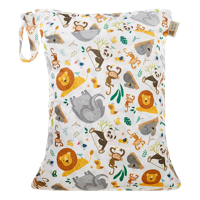 HappyBear wetbag - Wilde dieren