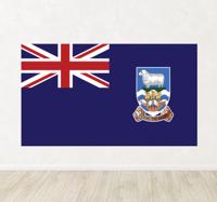 Falkland Eiland Vlag Muursticker Falkland Eiland Vlag Muursticker