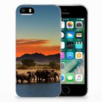 Apple iPhone SE | 5S | TPU Hoesje | Olifanten