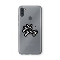 Girl Gang: Samsung Galaxy A11 Transparant Hoesje
