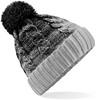 Beechfield CB459 Ombré Beanie - Black/Light Grey - One Size